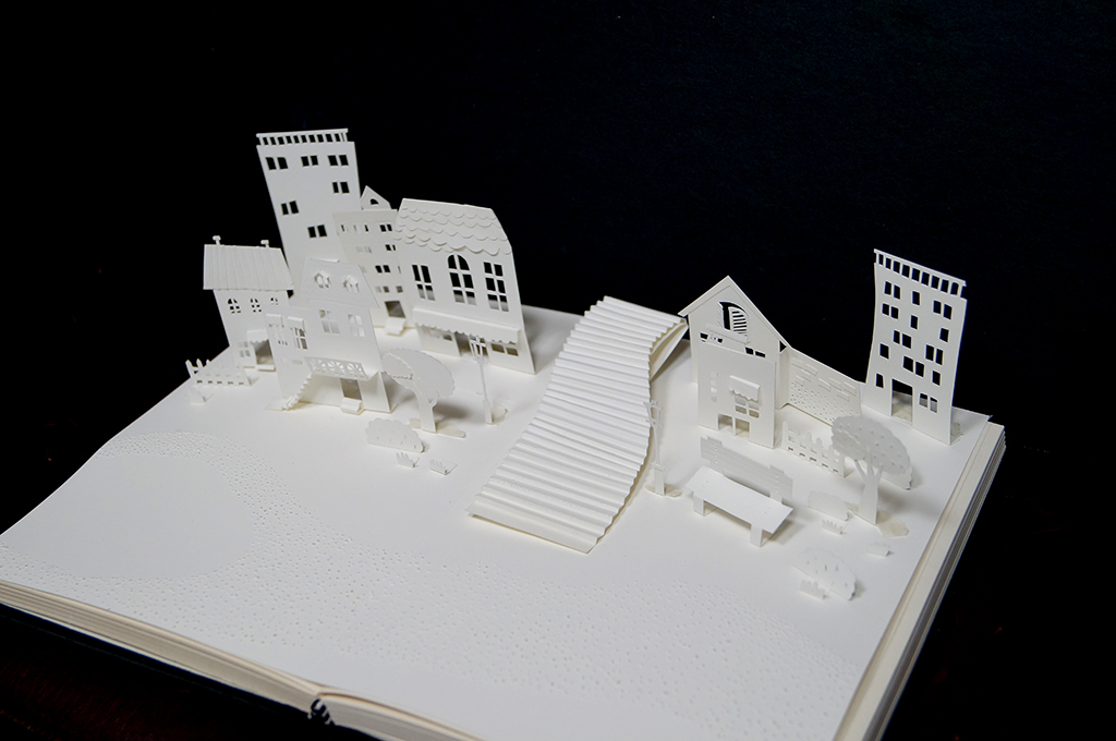 Paper cut 교과서 표지 작업