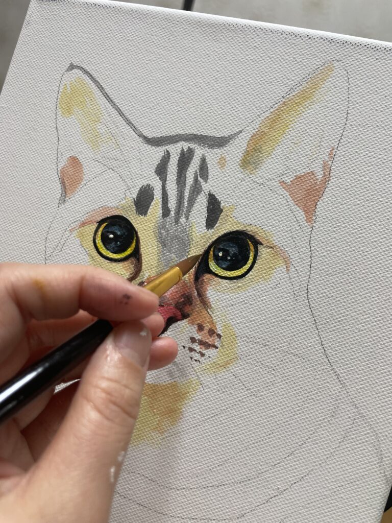 미술선생 고양이 그림