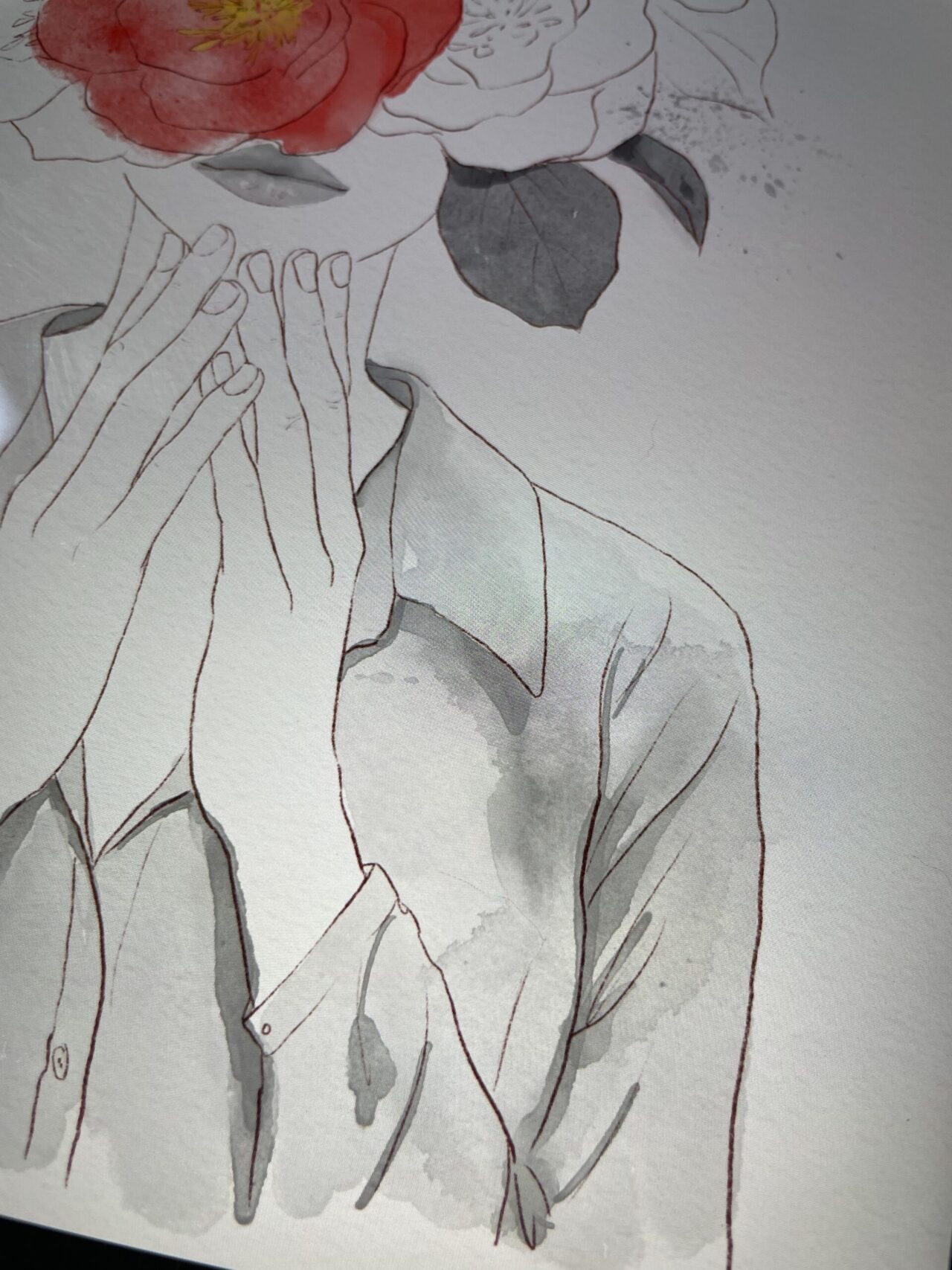 얼굴에 열꽃이 피다