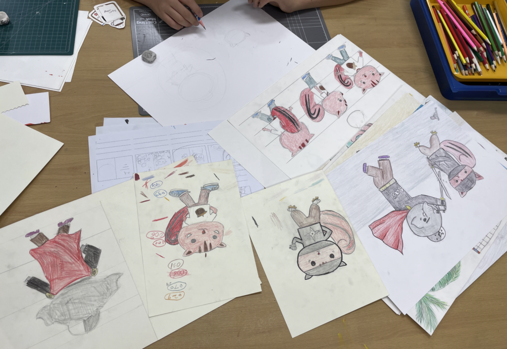 그림책 더미북, 캐릭터 턴어라운드