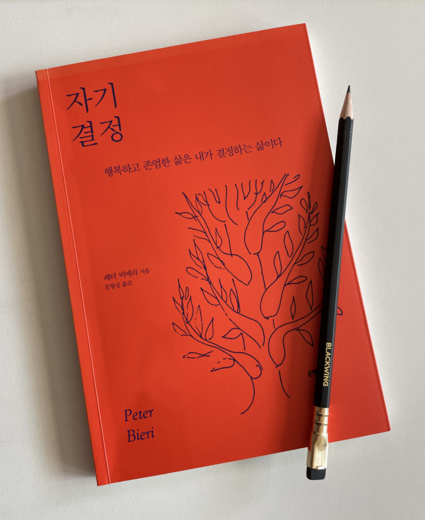 페터 비에리의 책, 자기 결정