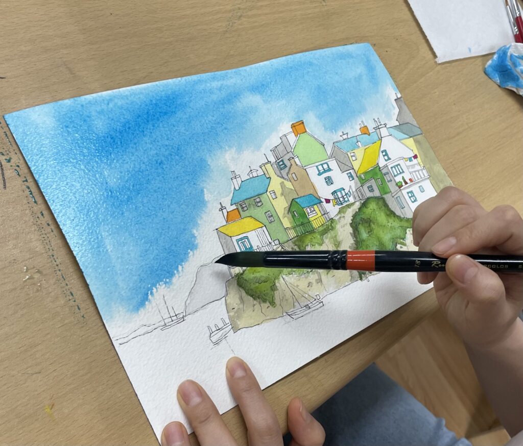 그림책 더미북 그림스타일